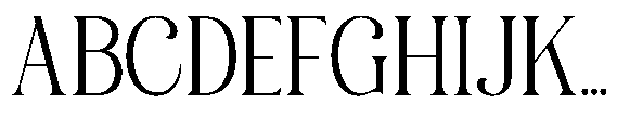 Roilega Light Font UPPERCASE