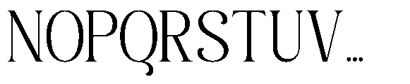 Roilega Light Font UPPERCASE
