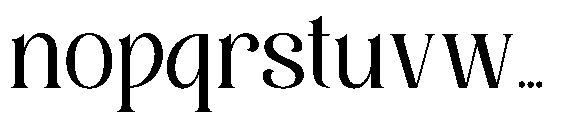 Roilega Regular Font LOWERCASE