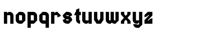 Roister Sans Bold Font LOWERCASE