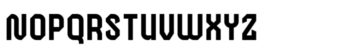 Roister Sans Semi Bold Font UPPERCASE