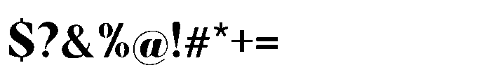 Rokate Font OTHER CHARS