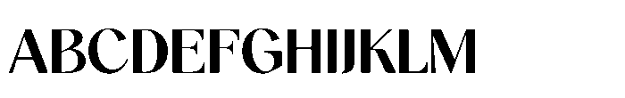 Rokate Font UPPERCASE