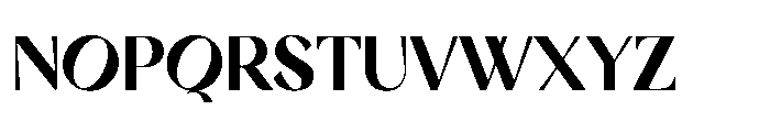 Rokate Font UPPERCASE