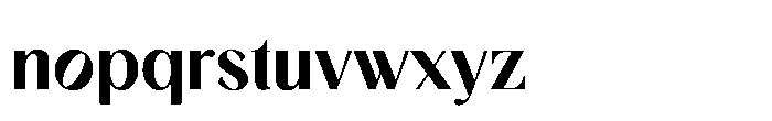 Rokate Font LOWERCASE