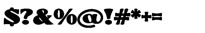 Rokato Regular Font OTHER CHARS