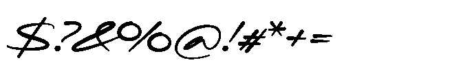 Rokato Script Font OTHER CHARS