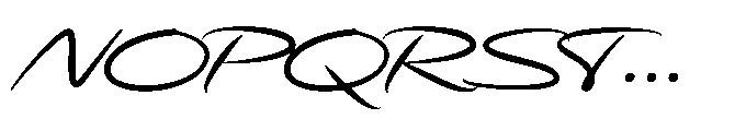 Rokato Script Font UPPERCASE