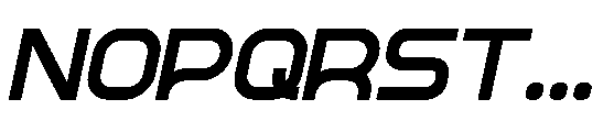 Rokke Italic Font UPPERCASE