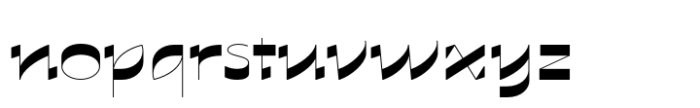 Roko Revers Font LOWERCASE