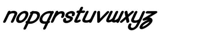 Rolanzo Bold Italic Font LOWERCASE