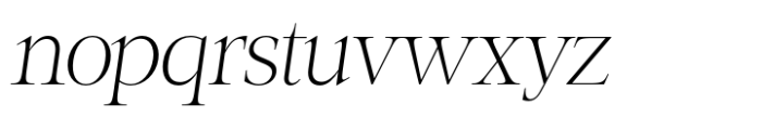 Role Model Oblique Font LOWERCASE