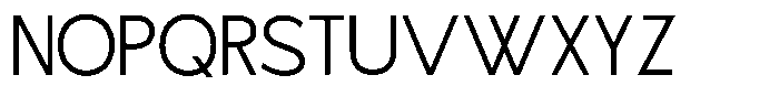 Roletto Font UPPERCASE