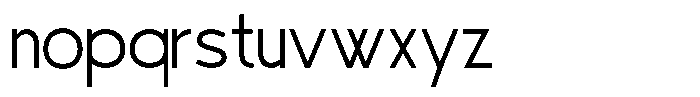 Roletto Font LOWERCASE