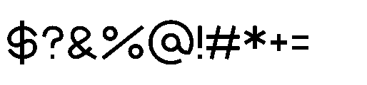Rolina Semi Bold Regular Font OTHER CHARS