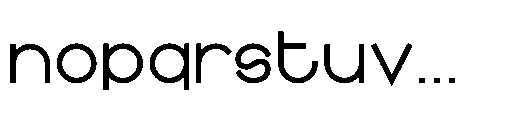 Rolina Semi Bold Regular Font LOWERCASE