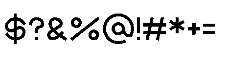 Rolina Semi Bold Rolina Bold Regular Font OTHER CHARS
