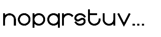 Rolina Semi Bold Rolina Bold Regular Font LOWERCASE