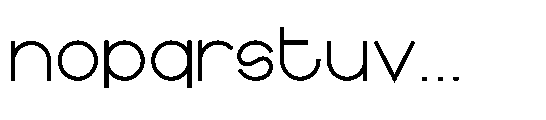 Rolina Semi Bold Rolina Norm Regular Font LOWERCASE