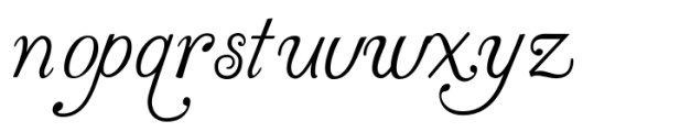 Rollaway Display Font LOWERCASE
