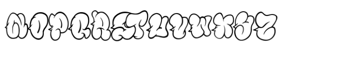 Rollbeat Graffiti Regular Font UPPERCASE
