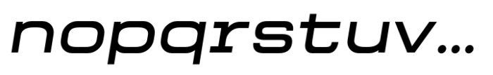 Rollbox Semi Bold Italic Font LOWERCASE