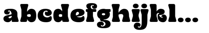 Roller Hesoon Regular Font LOWERCASE