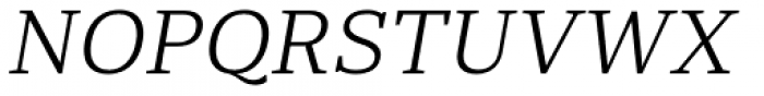 Rolleston Text Light Italic Font UPPERCASE