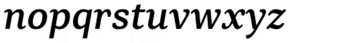 Rolleston Text Medium Italic Font LOWERCASE