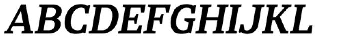 Rolleston Text Semi Bold Italic Font UPPERCASE
