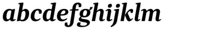 Rolleston Title Semi Bold Italic Font LOWERCASE