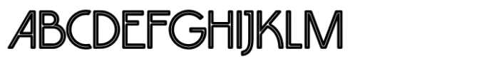 Rollin Eighties Inline Font