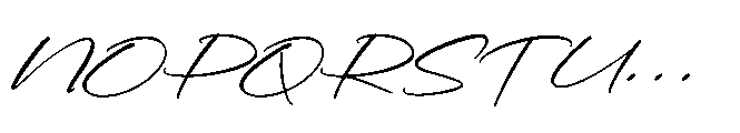 Rolling Highway Italic Font UPPERCASE