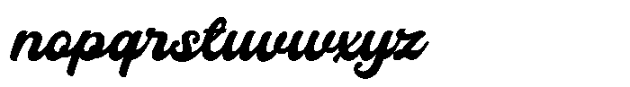 Rollis Font LOWERCASE