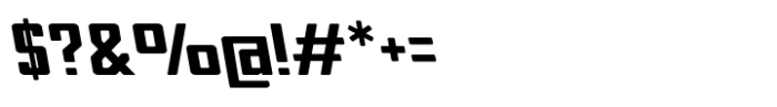 Rollman Bold Left Font OTHER CHARS