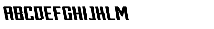 Rollman Bold Left Font UPPERCASE