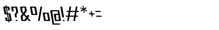 Rollman Light Left Font OTHER CHARS