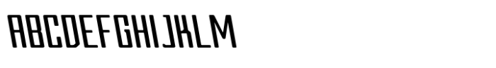 Rollman Light Left Font UPPERCASE