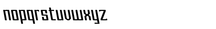 Rollman Light Left Font LOWERCASE