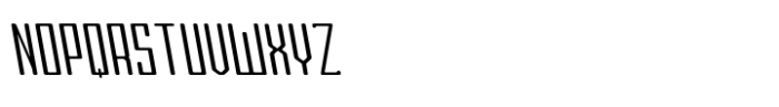 Rollman Thin Left Font UPPERCASE