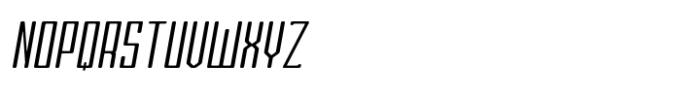Rollman Thin Right Font UPPERCASE