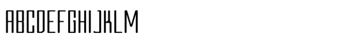 Rollman Thin Font UPPERCASE