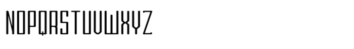 Rollman Thin Font UPPERCASE