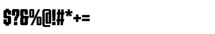 Rollsign Gothic Heavy Font OTHER CHARS
