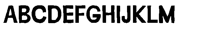 Rolly Pulfy Normal Font UPPERCASE