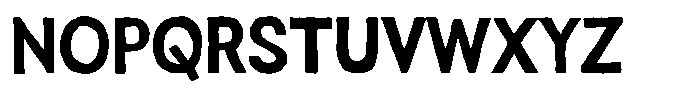 Rolly Pulfy Normal Font UPPERCASE