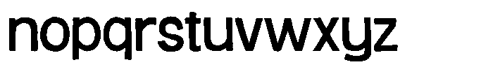Rolly Pulfy Normal Font LOWERCASE