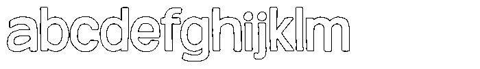 Rolly Pulfy Outline FONT