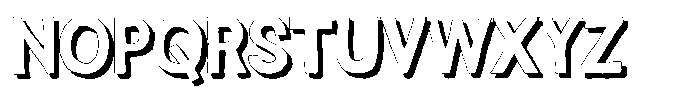 Rolly Pulfy Shadow Font UPPERCASE