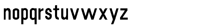 Roloker Font LOWERCASE